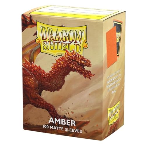 Arcane Tinmen ApS Dragon Shield: Matte – Amber (100) von Dragon Shield
