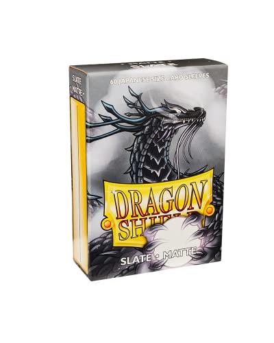 Dragon Shield - Matte Japanese Size Sleeves 60pk - Slate AT-11127 Dragon Shield - Matte Japanese Size Sleeves 60pk - Slate AT-11127 von Arcane Tinmen