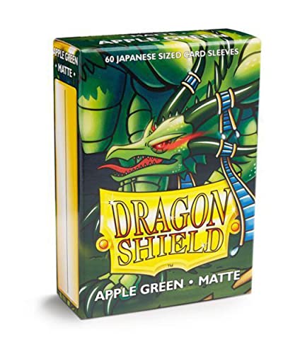 Dragon Shield ART11118 Matte Japanese Size Sleeves 60pk-Apple Green von Arcane Tinmen