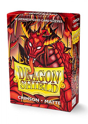 Dragon Shield Small Sleeves - Japanese Matte Crimson (60 Sleeves) von Arcane Tinmen