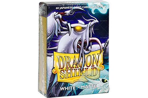 Dragon Shield ART11105 White (60) Matte Japanese Size Sleeves 60pk von Arcane Tinmen