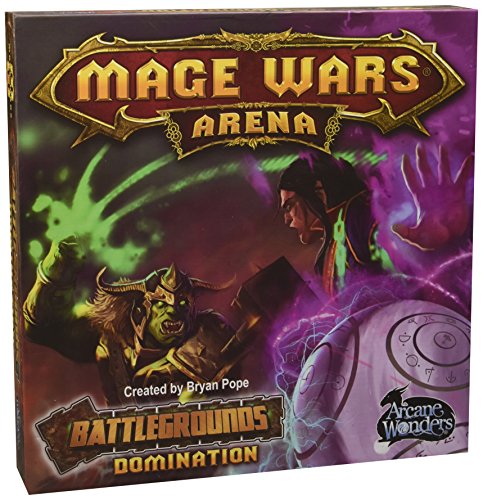 Arcane Wonders ARWWBG01 - Mage Wars Arena - Battleground Dominations, Brettspiel von Arcane Wonders