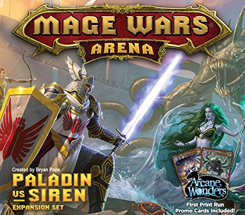 Arcane Wonders ARWWX3PS Brettspiel Mage Wars Paladin vs. Siren Expansion von Arcane Wonders