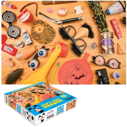 Mcphee Dad's Joke Drawer Standard-Puzzle, lustiges Sammlerstück, mehrfarbig von Archie McPhee