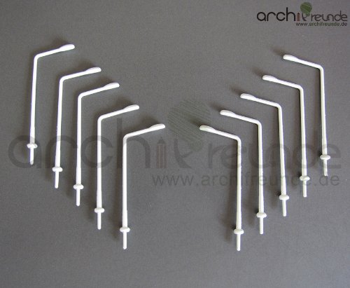 10 x schöne Modell Moderne Straßenlampe 3,5cm für Modellbau 1:500 10 x schöne Modell Moderne Straßenlampe 3,5cm für Modellbau 1:500 von Archifreunde
