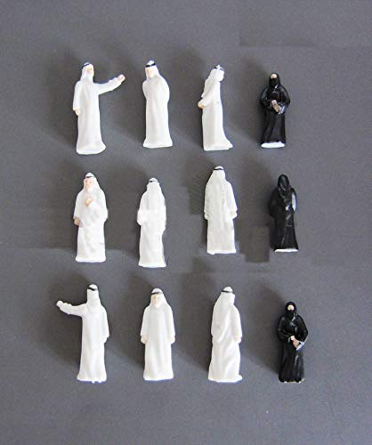 12 x Modell Figuren Arabische Mensch für Modellbau 1:50 Modelleisenbahn Spur 0 12 x Modell Figuren Arabische Mensch für Modellbau 1:50 Modelleisenbahn Spur 0 von Archifreunde