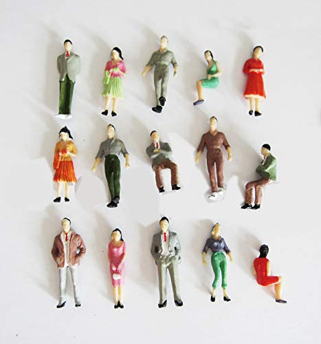 25 x Modell Figuren für Modellbau 1:50, Modelleisenbahn Spur 0 25 x Modell Figuren für Modellbau 1:50, Modelleisenbahn Spur 0 von ARCHIFREUNDE