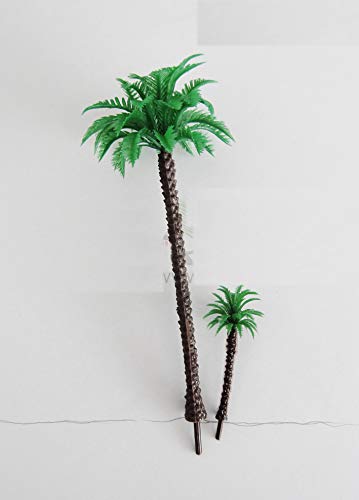 4 x Modell Baum - Palmen, für Landschaft Modellbau und Modelleisenbahn von Archifreunde