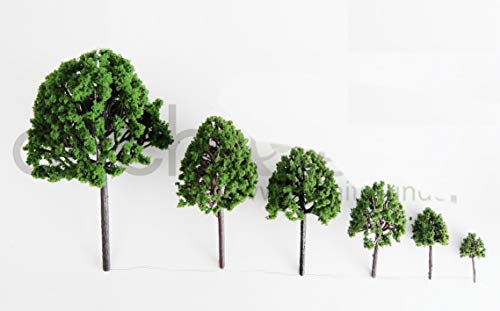 7 x Modell Baum - Laubbäume für Landschaft Modellbau Modelleisenbahn H0 7 x Modell Baum - Laubbäume für Landschaft Modellbau Modelleisenbahn H0 von Archifreunde