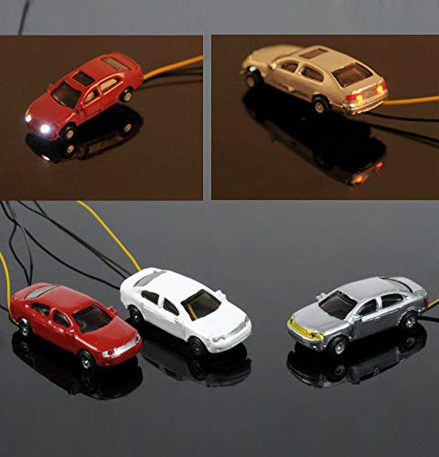 Archifreunde 3 Stück Modellauto beleuchtet LED zu Spur N von Archifreunde