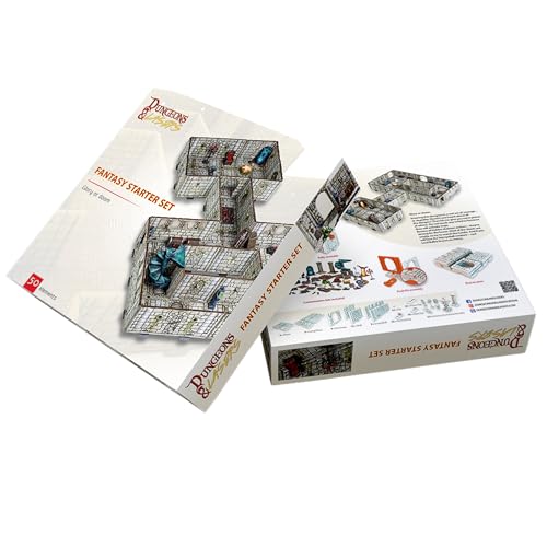 Archon Studio 73002 Dungeon & Laser Miniatures: Fantasy Starter Set Archon Zubehör, Mehrfarbig von Archon Studio
