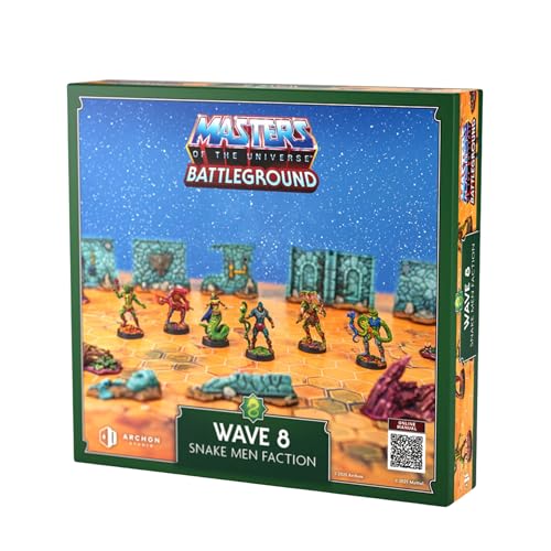Archon Studio Masters of The Universe Wave 8 Snake Men Faction Erweiterungsset für Motu Battleground RPG Brettspiel mit 6 Charakter-Miniaturen und Geländestücken - ab 14 Jahren Archon Studio Masters of The Universe Wave 8 Snake Men Faction Erweiterungsset für Motu Battleground RPG Brettspiel mit 6 Charakter-Miniaturen und Geländestücken - ab 14 Jahren von Archon Studio