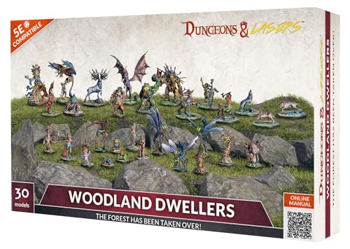 Dungeons & Lasers – Set mit Figuren Woodland Dwellers von Archon Studio