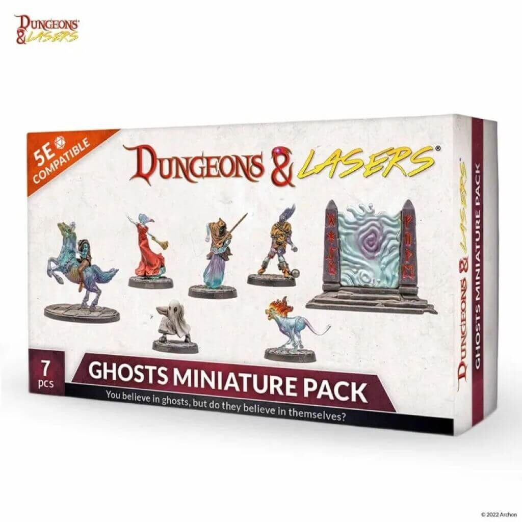 'Dungeons & Lasers - Geister Miniaturen Pack' von Archon Studio