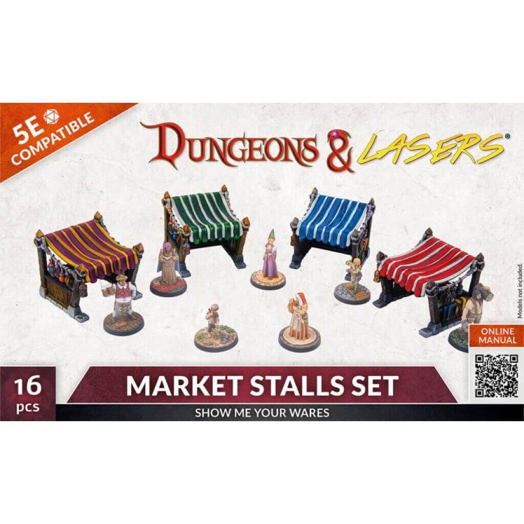'Dungeons & Lasers - Marktbuden Set' von Archon Studio