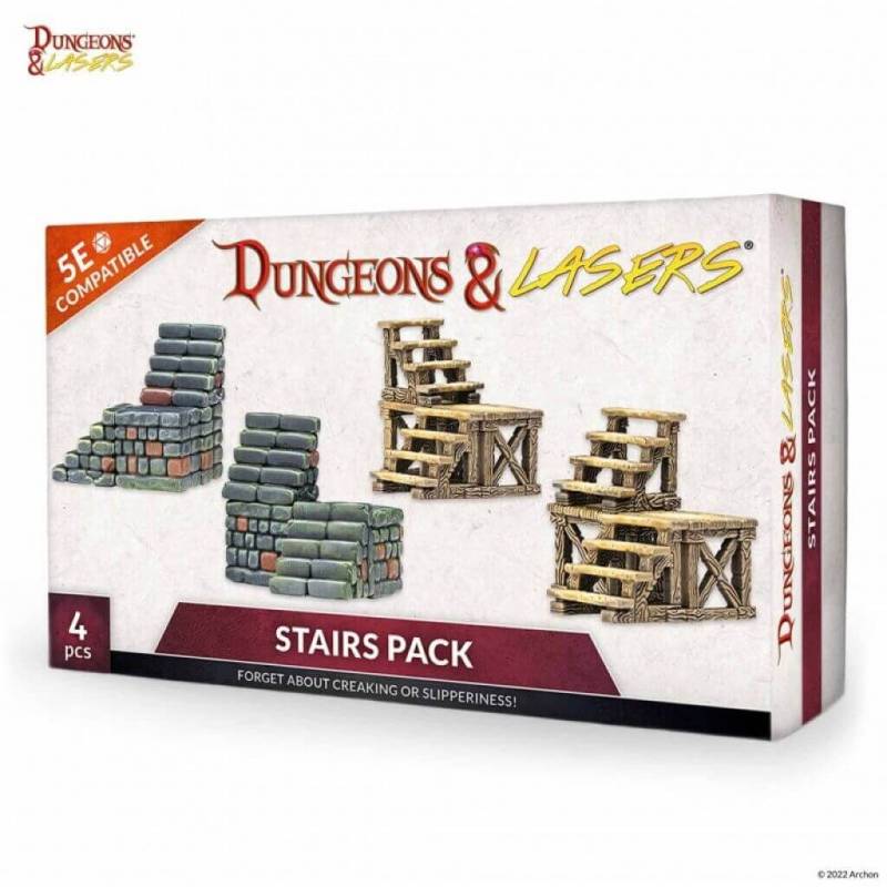 'Dungeons & Lasers - Treppen Pack' von Archon Studio