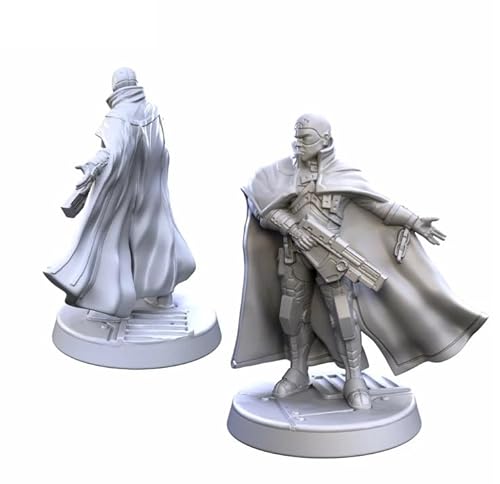 Starfinder Miniaturen: Android Abolicionist Agent Sci-Fi RPG Miniatur – Brettspielfigur für Starfinder und DND – Bereit zum Bemalen – RPG, Kriegsspiel und Sammler – Archon von Archon Studio