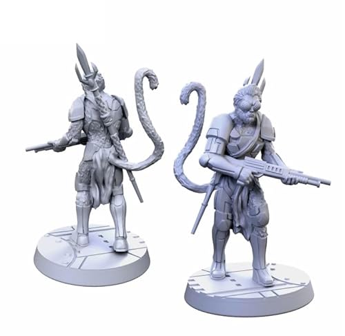 Starfinder Miniatures: Maraquoi Hunter Sci-Fi RPG Miniatur – Tischspielfigur für Starfinder & DND – grundiert und fertig zum Malen – RPGs, Wargames & Sammler – von Archon Studio Starfinder Miniatures: Maraquoi Hunter Sci-Fi RPG Miniatur – Tischspielfigur für Starfinder & DND – grundiert und fertig zum Malen – RPGs, Wargames & Sammler – von Archon Studio von Archon Studio
