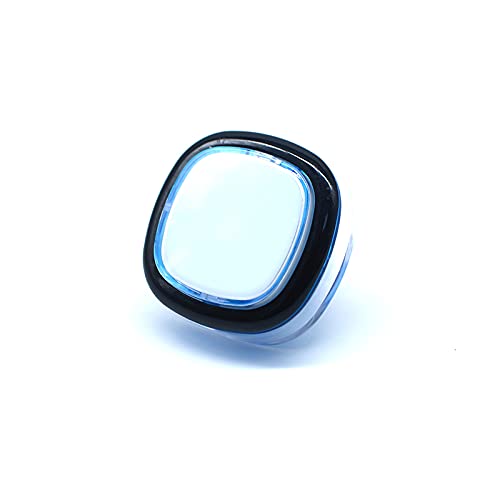 Arcity Arcade-LED-Drucktasten, quadratisch, beleuchtetes Licht mit integriertem Microswtich für Arcade-Maschine, Videospielkonsole, DIY, Jamma MAME, Himbeerrot (HY-SHANL117-2) von Arcity