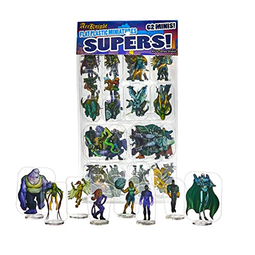 Flat Plastic Miniatures: Supers! Flat Plastic Miniatures: Supers! von Arcknight