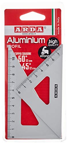 ARDA Blister Paar Dreiecke 12 cm aus Aluminium - 45-60 Grad von Arda