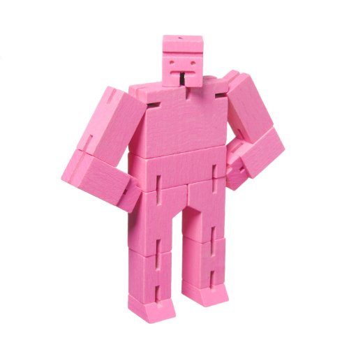 AREAWARE - Cubebot micro pink - Spielzeugroboter Pink von Areaware