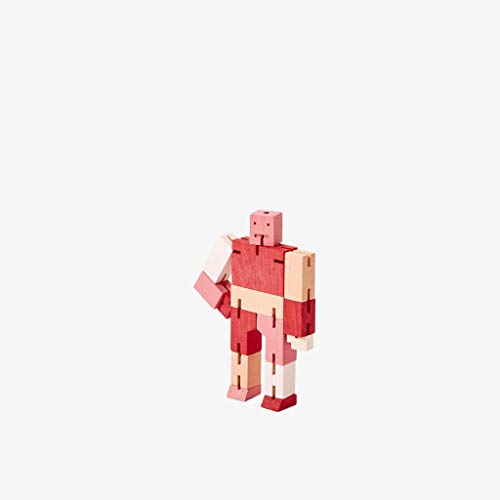 Areaware CUBEBOT® Capsule Collection | 3D Puzzle Roboter | Rot Multi | David Weeks (Micro) von Areaware