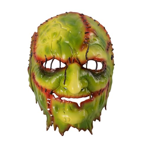 Arecobticy Gruselige Hexenparty, realistisches Design, angenehm zu tragen, ideal für Spukhaus-Themen-Event, belüftet, Halloween von Arecobticy