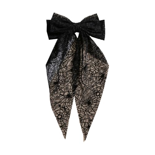 Fledermaus-Haarspange für Damen, Halloween, Cosplay, süße Kopfbedeckung, bestickter Tüll, Schleier, Schleife, Dekoration, Gothic, Spitze, Schleifen, Halloween Fledermaus-Haarspange für Damen, Halloween, Cosplay, süße Kopfbedeckung, bestickter Tüll, Schleier, Schleife, Dekoration, Gothic, Spitze, Schleifen, Halloween von Arecobticy