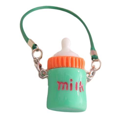 Modisches Miniatur-Puppenhäuser-Accessoire, Schlüsselanhänger, Charm-Anhänger, tragbares Flaschenzubehör für Mädchen, Sammlung, Puppen-Outfit-Zubehör von Arecobticy