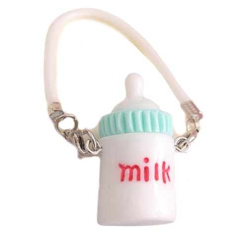 Modisches Miniatur-Puppenhäuser-Accessoire, Schlüsselanhänger, Charm-Anhänger, tragbares Flaschenzubehör für Mädchen, Sammlung, Puppen-Outfit-Zubehör Modisches Miniatur-Puppenhäuser-Accessoire, Schlüsselanhänger, Charm-Anhänger, tragbares Flaschenzubehör für Mädchen, Sammlung, Puppen-Outfit-Zubehör von Arecobticy
