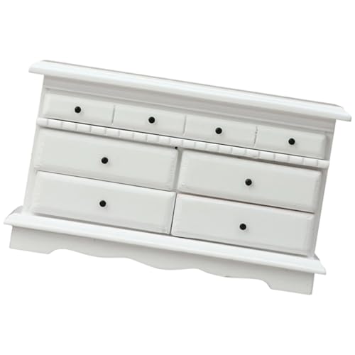 Schrank Miniatur Multi Schublade Kommode für Puppenhäuser Zubehör 1/12 Maßstab Holzmöbel Holz Puppenhäuser Schrank Schrank Miniatur Multi Schublade Kommode für Puppenhäuser Zubehör 1/12 Maßstab Holzmöbel Holz Puppenhäuser Schrank von Arecobticy