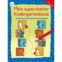 Arena Verlag - Mein superstarker Kindergartenblock - Suchrätsel und Konzentrationsspiele Arena Verlag - Mein superstarker Kindergartenblock - Suchrätsel und Konzentrationsspiele von Arena Verlag GmbH