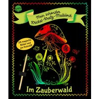 Mein schönster Krickel-Kratz-Malblock. Im Zauberwald von Arena Verlag