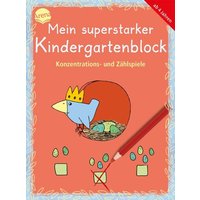 Mein superstarker Kindergartenblock. Konzentrations- und Zählspiele von Arena Verlag GmbH