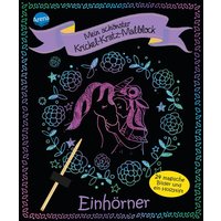 Arena Verlag - Mein schönster Krickel-Kratz-Malblock - Einhörner von Arena Verlag GmbH