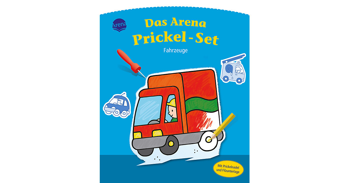 Buch - Das Arena Prickel-Set. Fahrzeuge Buch - Das Arena Prickel-Set. Fahrzeuge von Arena Verlag