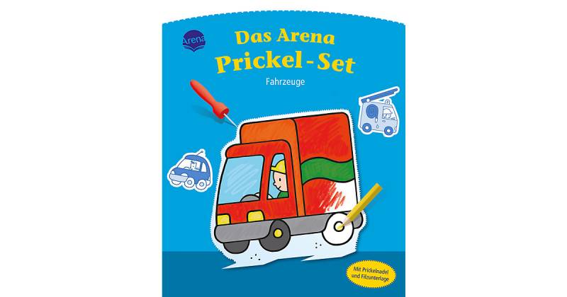 Buch - Das Arena Prickel-Set. Fahrzeuge von Arena Verlag