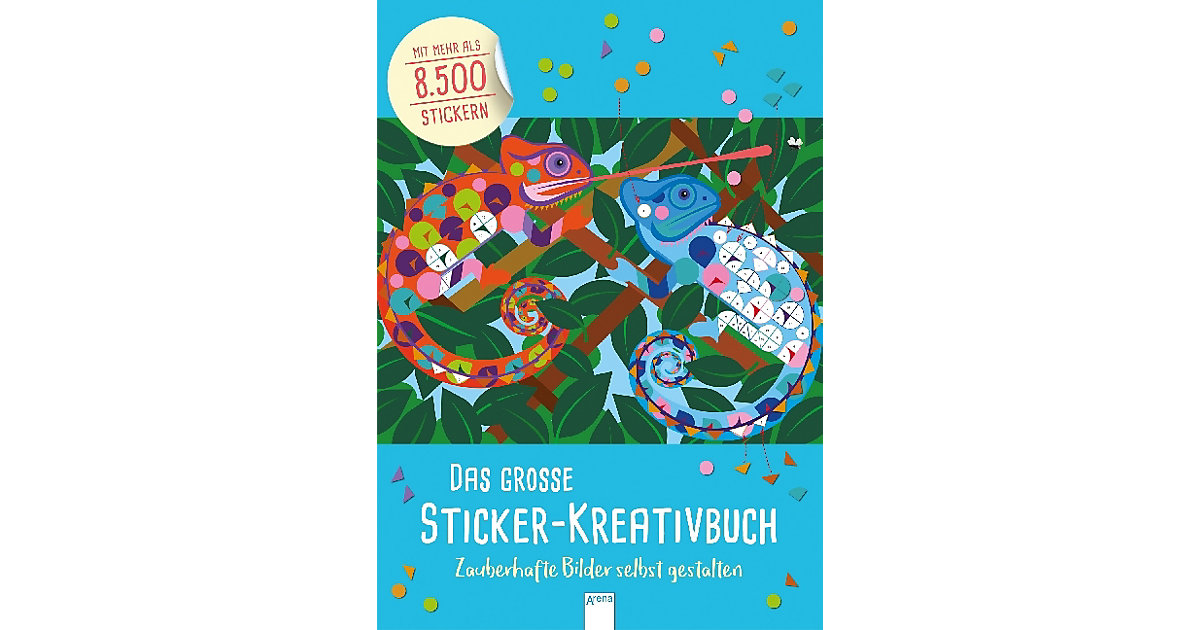 Buch - Das große Sticker-Kreativbuch: Zauberhafte Bilder selbst gestalten Buch - Das große Sticker-Kreativbuch: Zauberhafte Bilder selbst gestalten von Arena Verlag