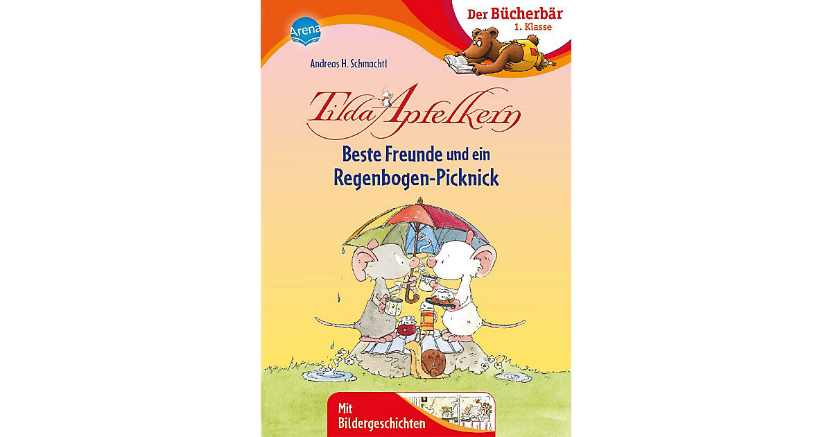 Buch - Der Bücherbär: Tilda Apfelkern - Beste Freunde und ein Regenbogen-Picknick, 1. Klasse Buch - Der Bücherbär: Tilda Apfelkern - Beste Freunde und ein Regenbogen-Picknick, 1. Klasse von Arena Verlag