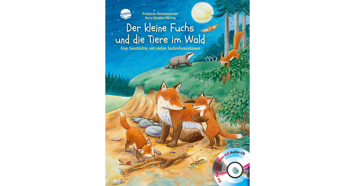 Buch - Der kleine Fuchs und die Tiere im Wald, m. Audio-CD von Arena Verlag