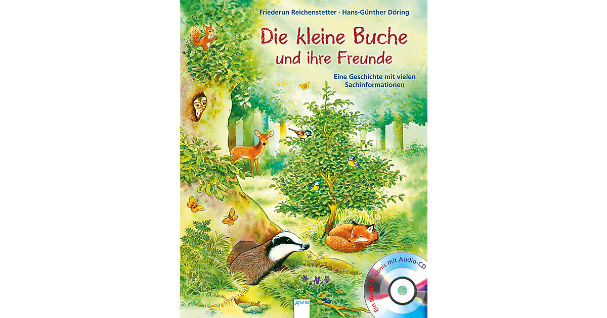 Buch - Die kleine Buche und ihre Freunde, mit Audio-CD Buch - Die kleine Buche und ihre Freunde, mit Audio-CD von Arena Verlag