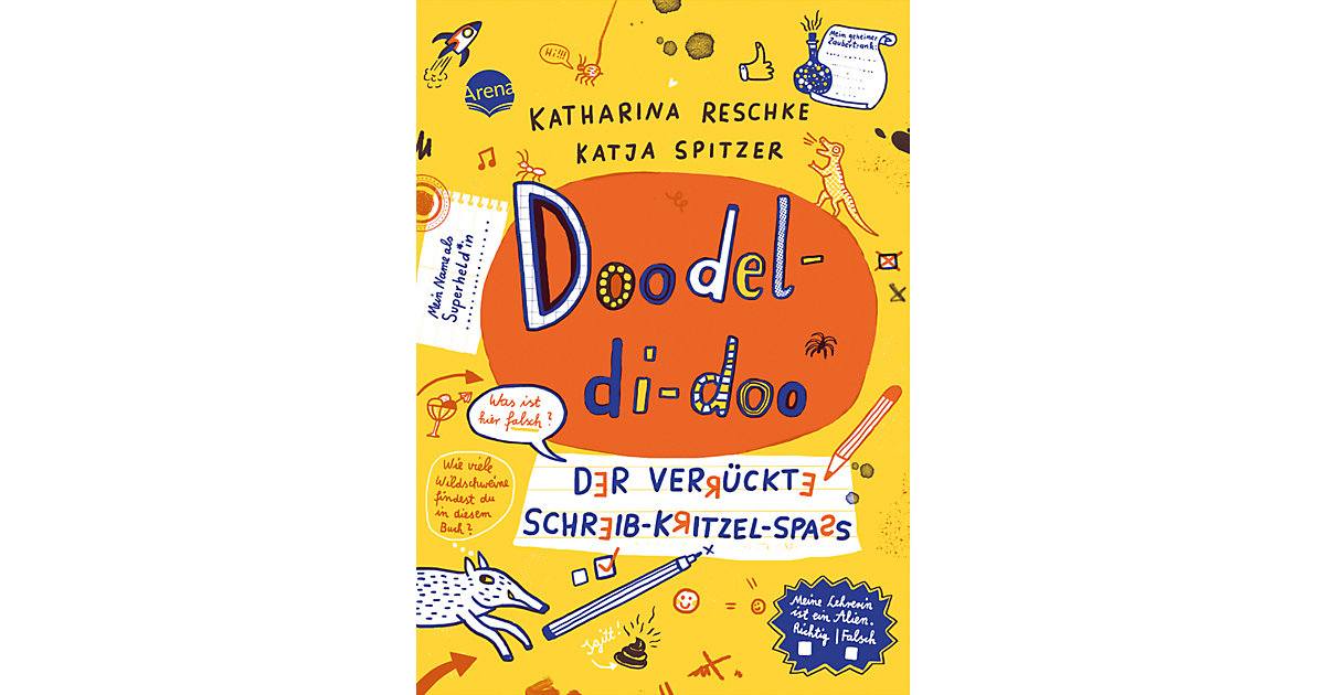 Buch - Doodel-di-doo. Der verrückte Schreib-Kritzel-Spaß Buch - Doodel-di-doo. Der verrückte Schreib-Kritzel-Spaß von Arena Verlag