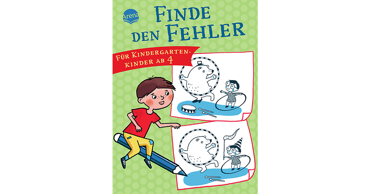 Buch - Finde den Fehler. Für Kindergartenkinder ab 4 von Arena Verlag