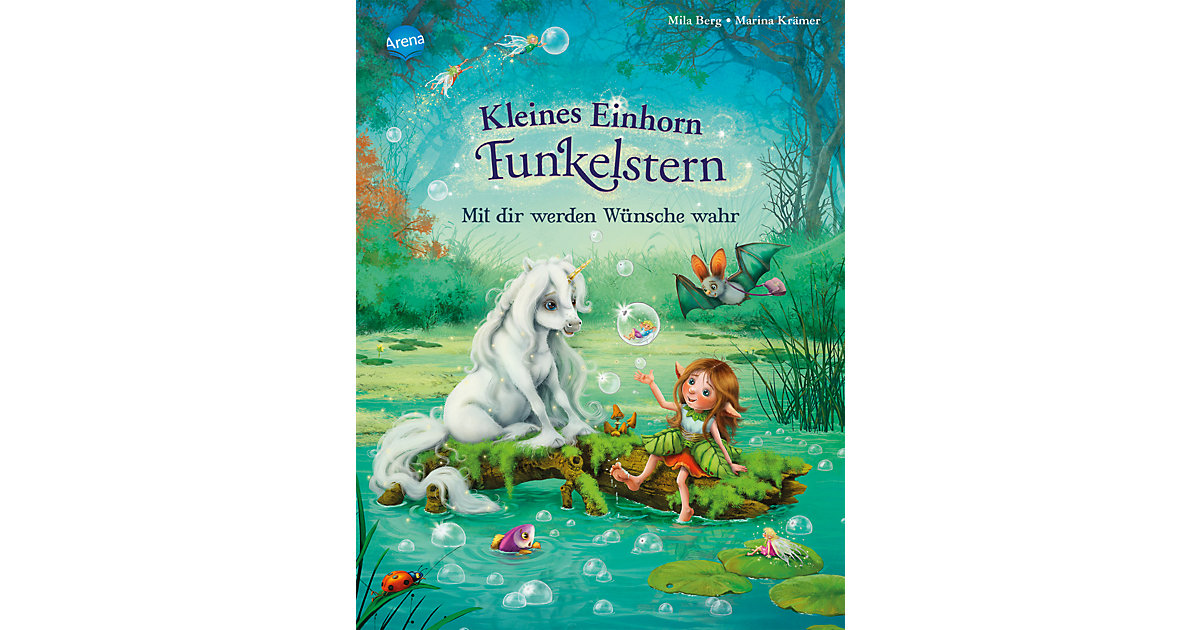 Buch - Kleines Einhorn Funkelstern: Mit dir werden Wünsche wahr, Band 1 von Arena Verlag