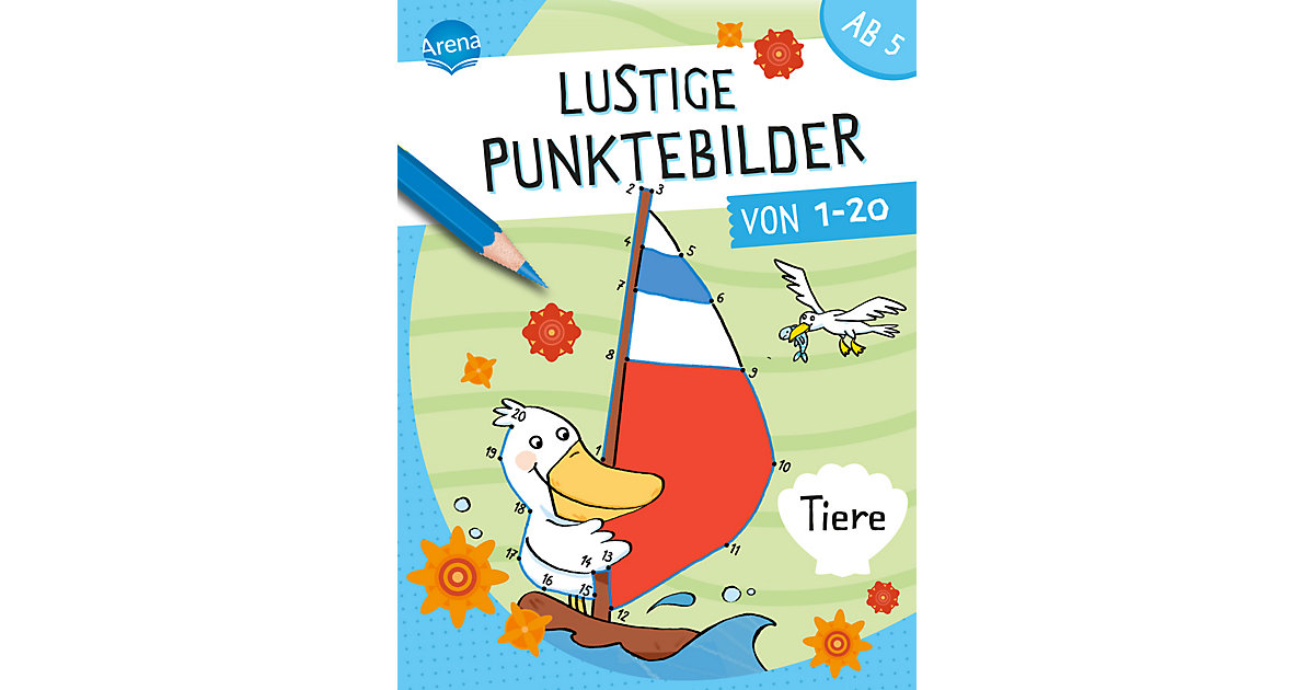Buch - Lustige Punktebilder von 1-20. Tiere Buch - Lustige Punktebilder von 1-20. Tiere von Arena Verlag