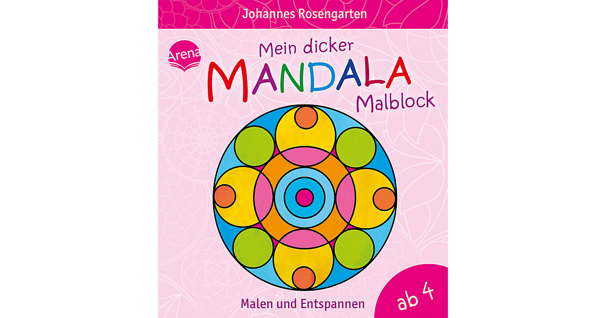 Buch - Mein dicker Mandala-Malblock von Arena Verlag