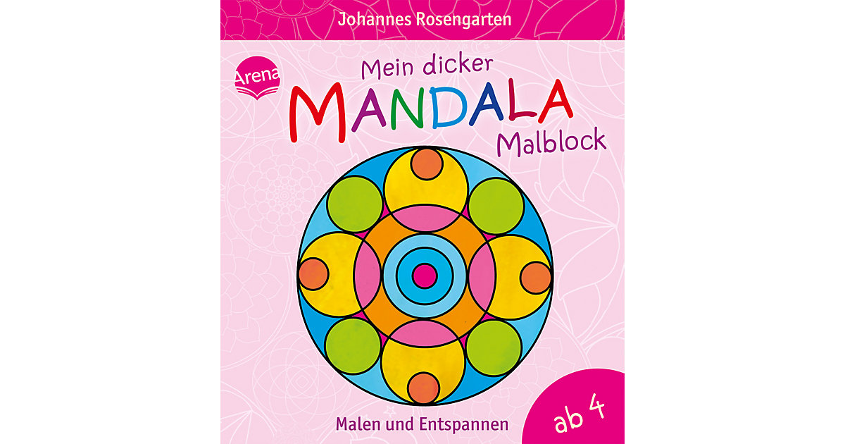 Buch - Mein dicker Mandala-Malblock Buch - Mein dicker Mandala-Malblock von Arena Verlag