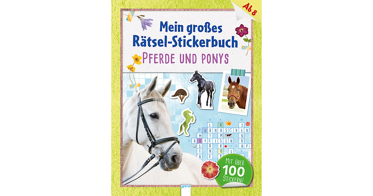 Buch - Mein großes Rätsel-Stickerbuch: Pferde und Ponys Buch - Mein großes Rätsel-Stickerbuch: Pferde und Ponys von Arena Verlag