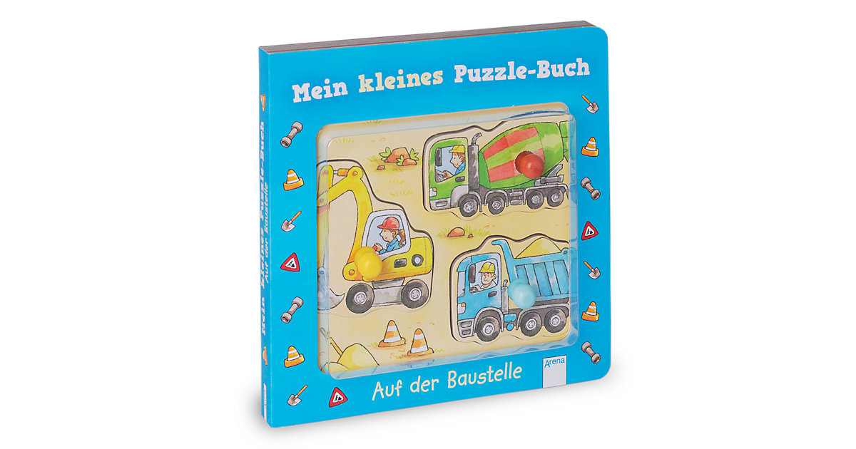 Buch - Mein kleines Puzzle-Buch. Auf der Baustelle von Arena Verlag